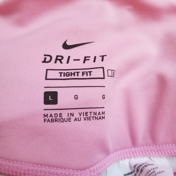 Nike One Big Girl's Training Tights Pink/Royal Pulse Large - Picture 3 of 7